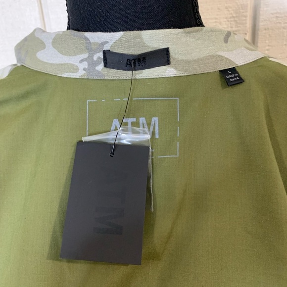 ATM Anthony Thomas Melillo camo jacket, size large.  NWT. - Picture 7 of 9